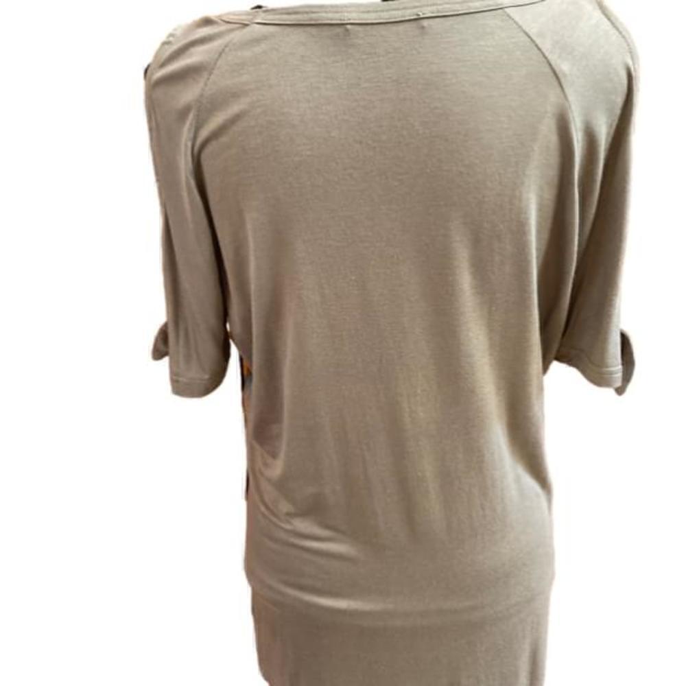 NWT Doe & Rae Olive Green Cold Shoulder Top Size Large - Picture 4 of 10